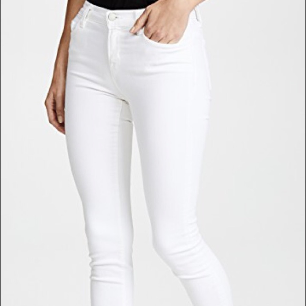 White skinny pants